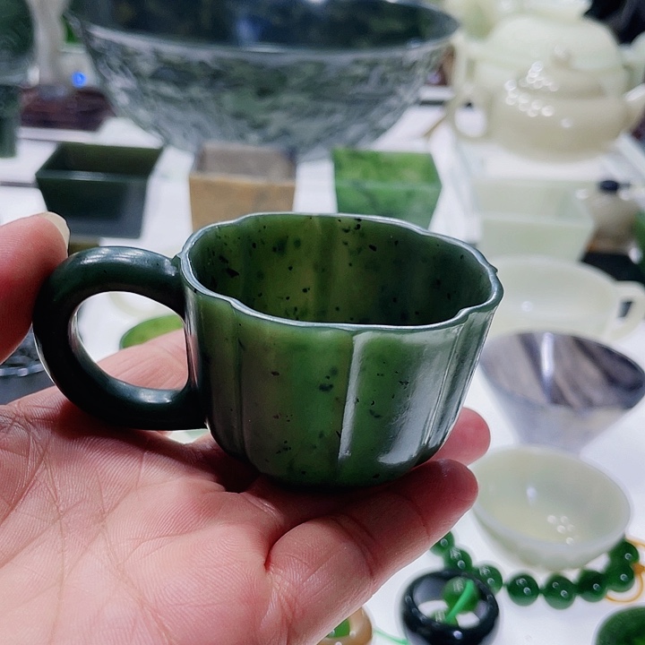 和田玉（碧玉）挂件未镶嵌