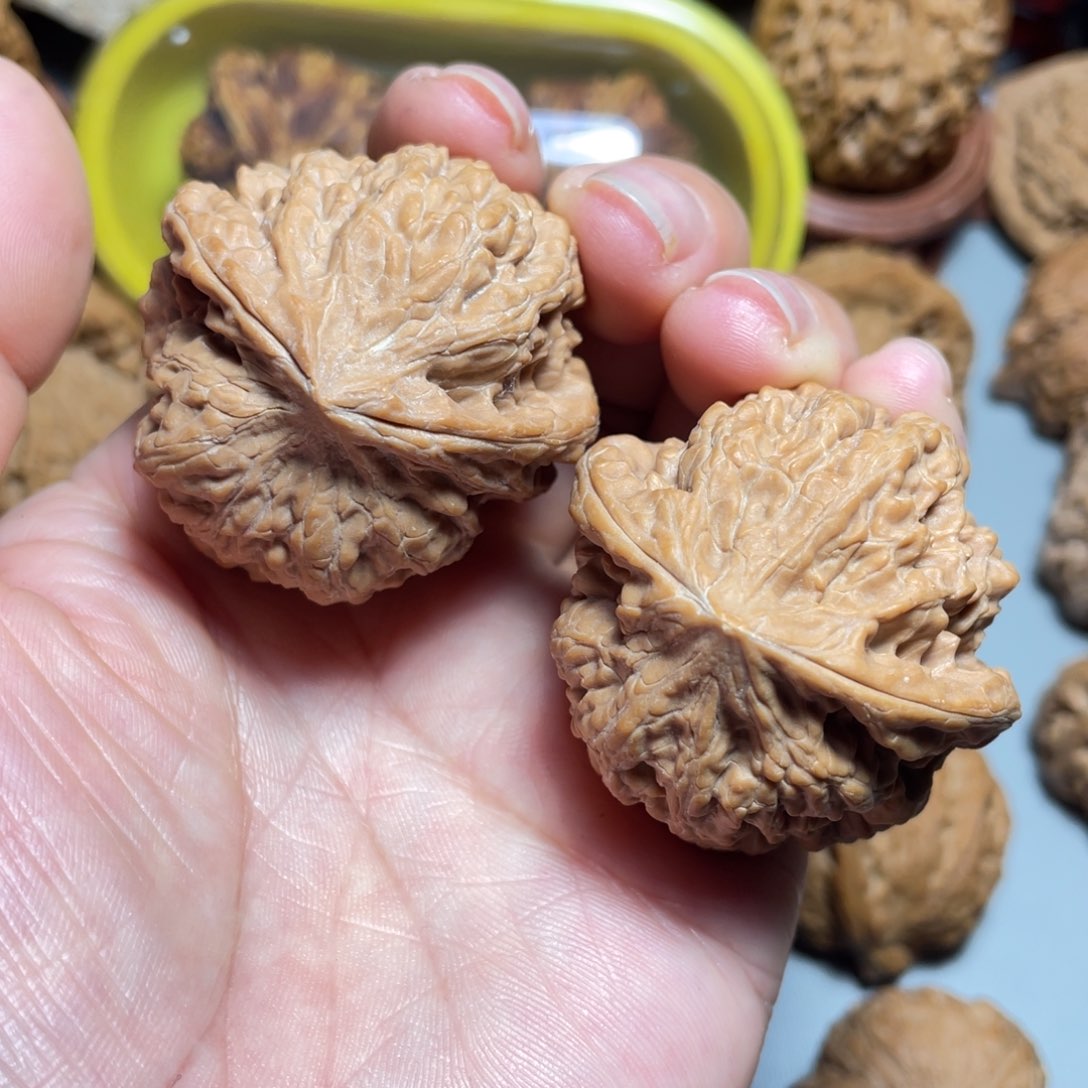 核桃手串/手链精品平谷凹底三角39加