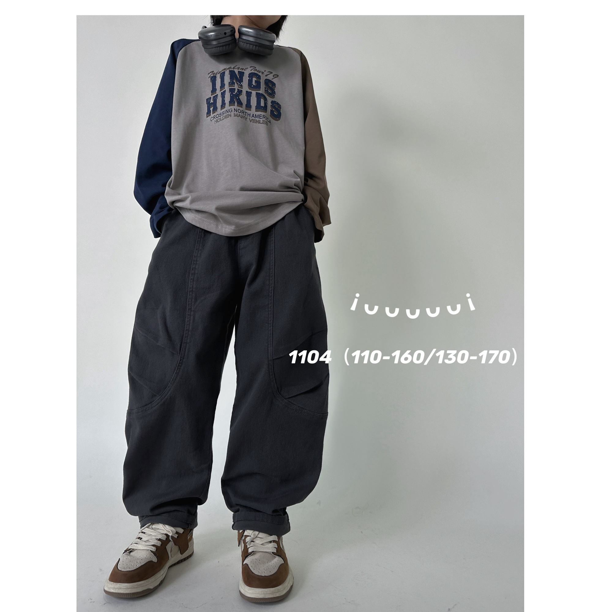 大庆仓小智家货号Q-1104 儿童时尚牛仔裤（库P7-11)