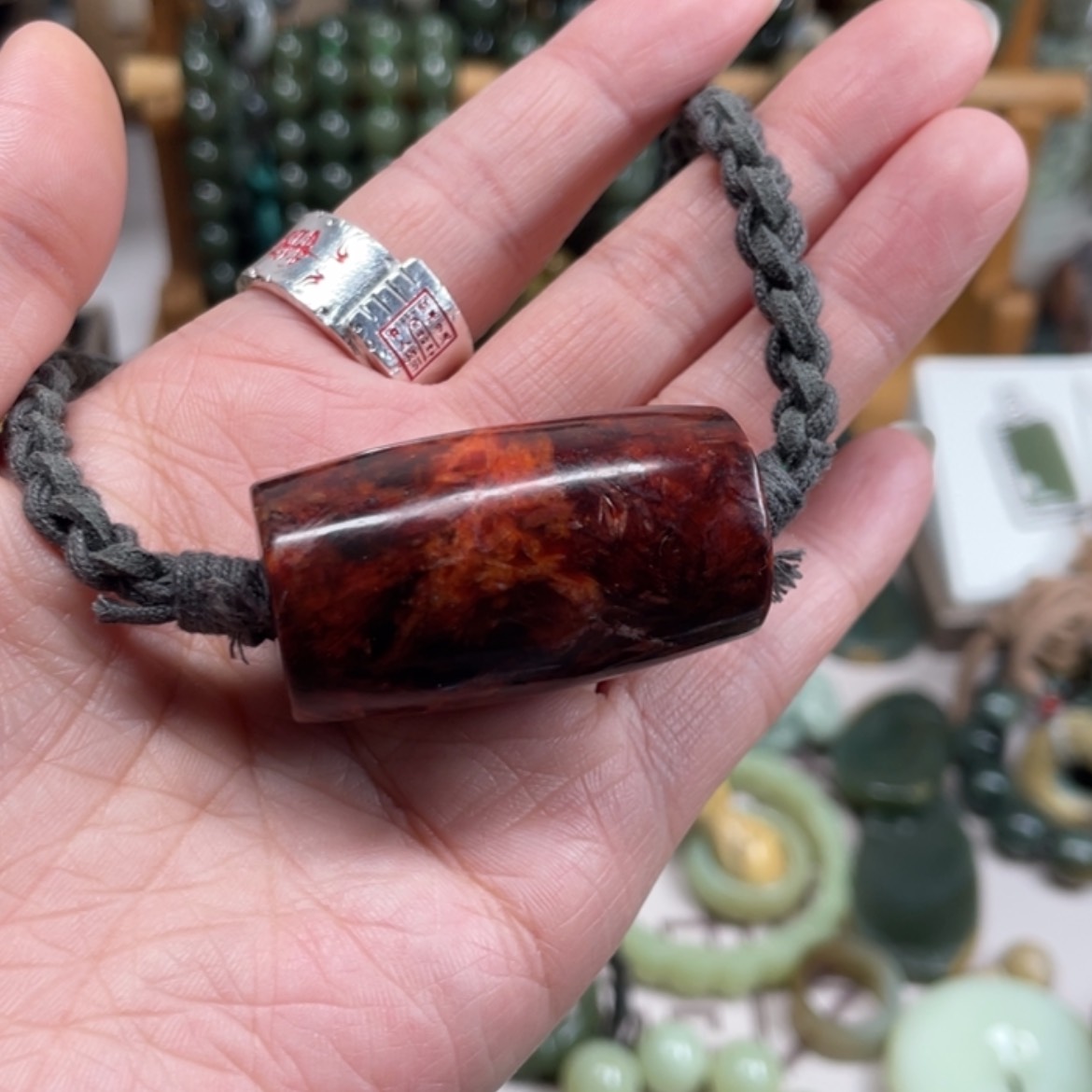 【闪购商品】岫岩河磨玉（透闪石质玉）挂件未镶嵌