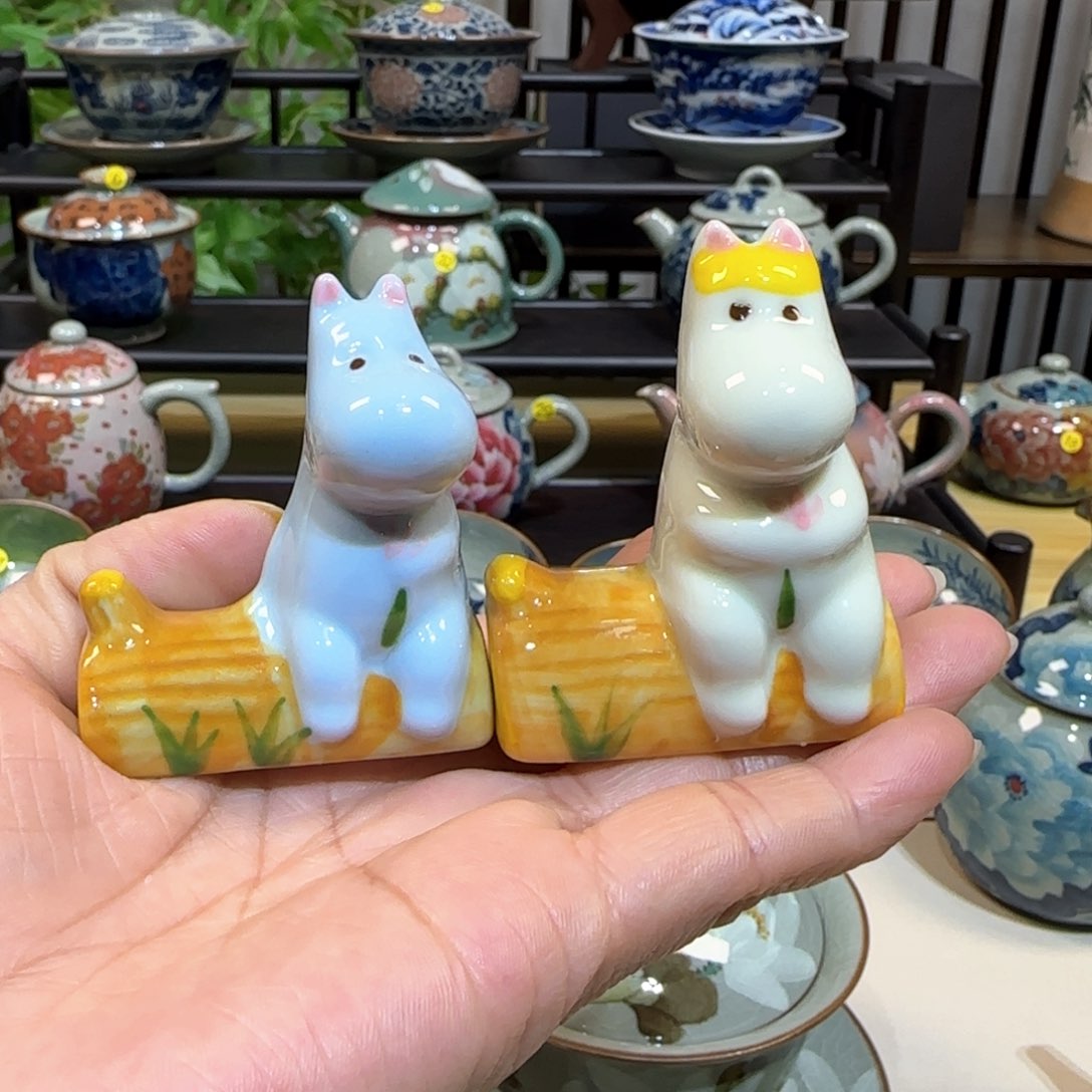 景德镇陶瓷手绘作品茶具