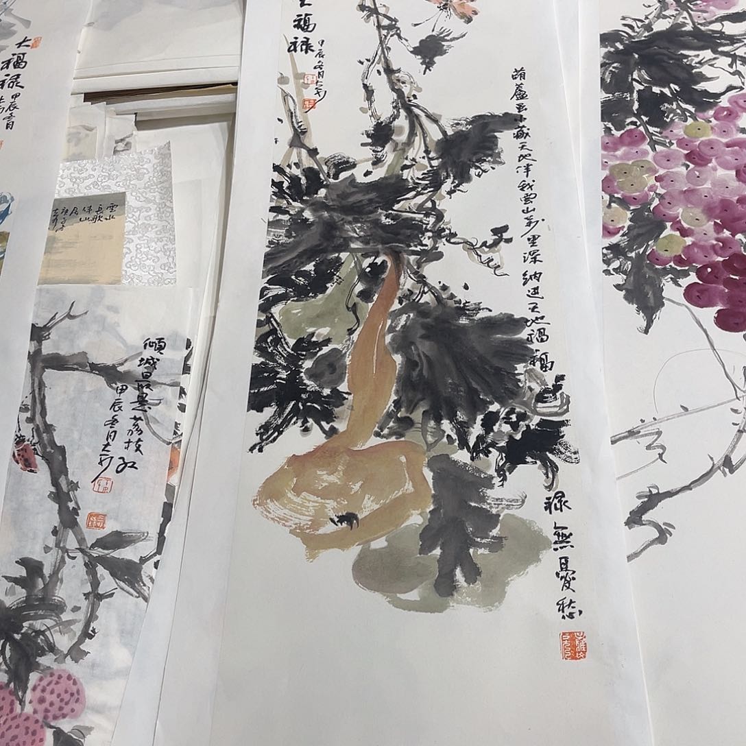 姜奇老师花鸟作品