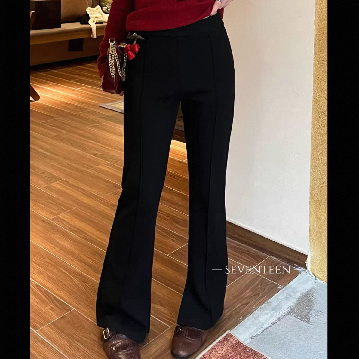 【JINJIN】2025秋冬新款小众设计款微喇长裤（5073）NO退NO换