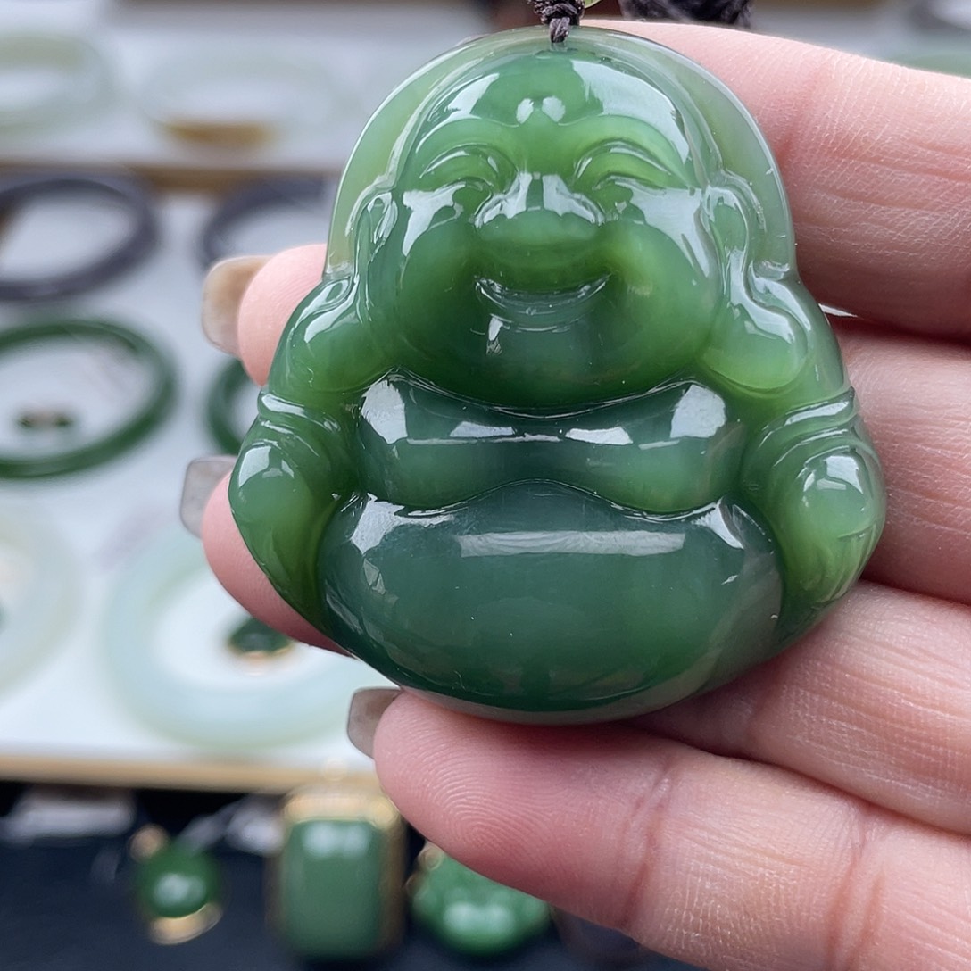 和田玉（碧玉）未镶嵌颈饰