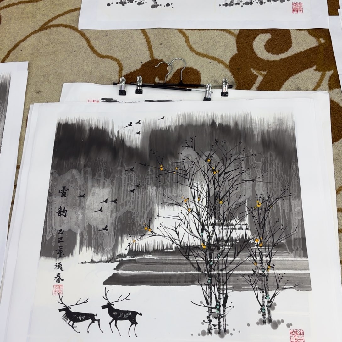 国画刘德春李欣主播