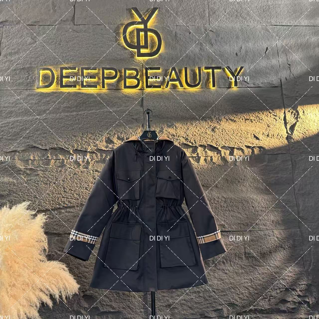 2025大码设计—宽松型加棉显瘦外套初冬格子拼接时尚百搭款25-070