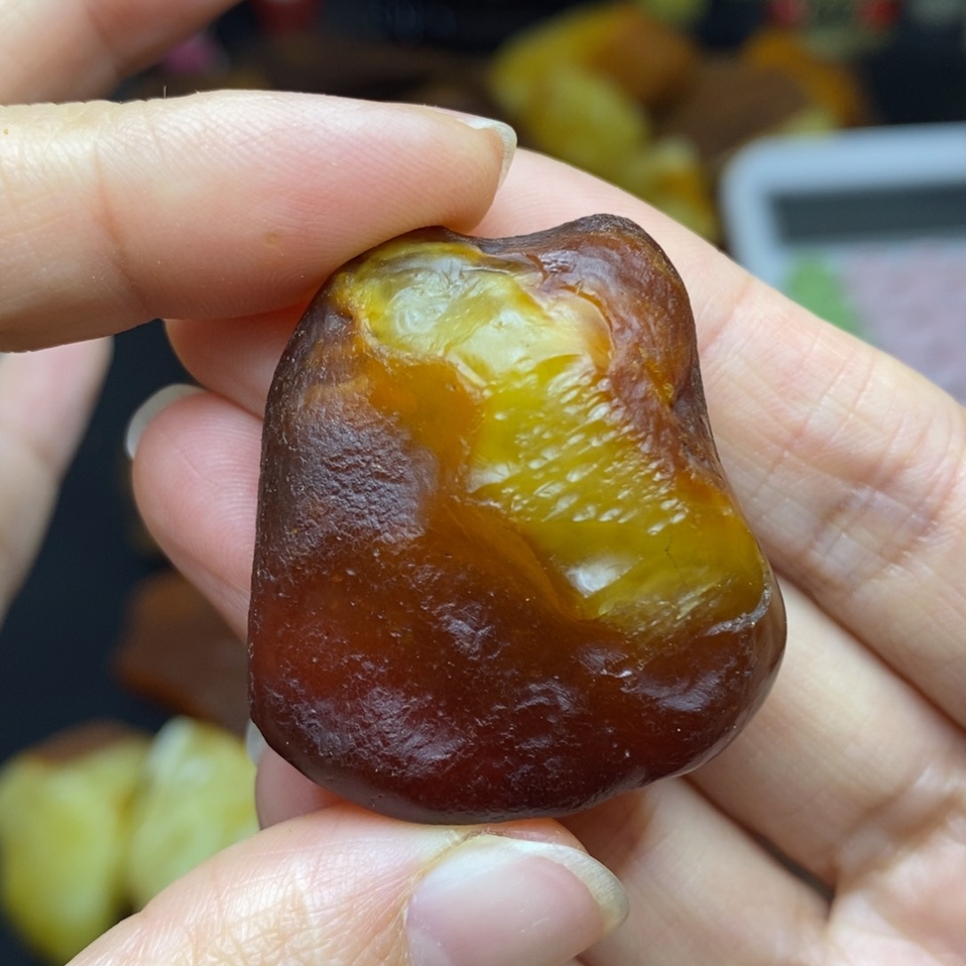 定制琥珀未镶嵌胖