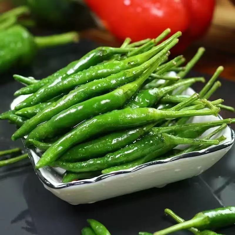 新鲜现摘特辣青小米椒朝天椒小尖椒剁椒泡椒美味蔬菜