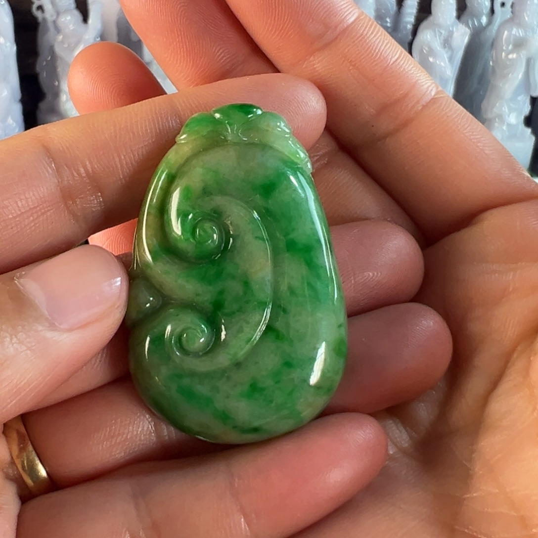 翡翠未镶嵌手镯天然翡翠挂件