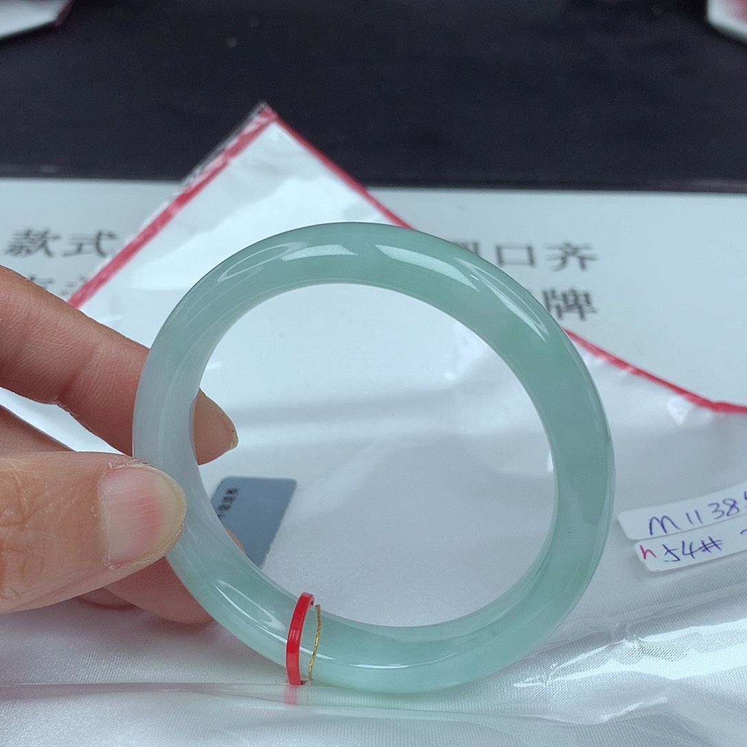 翡翠手镯未镶嵌54圈3853