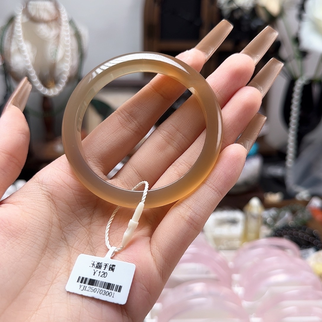 石英质玉手镯未镶嵌6号