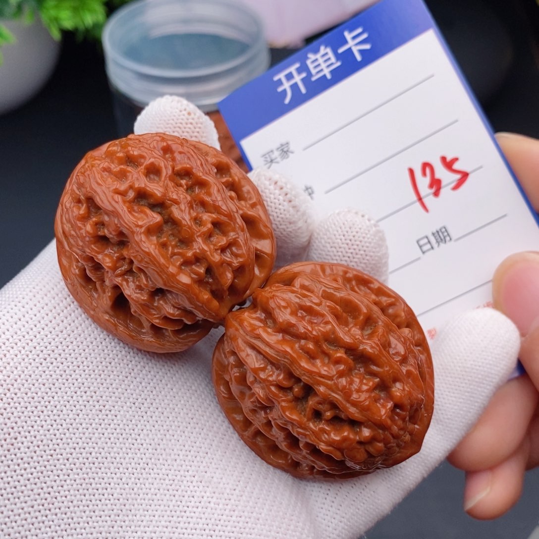 文玩核桃把件41大沽石135