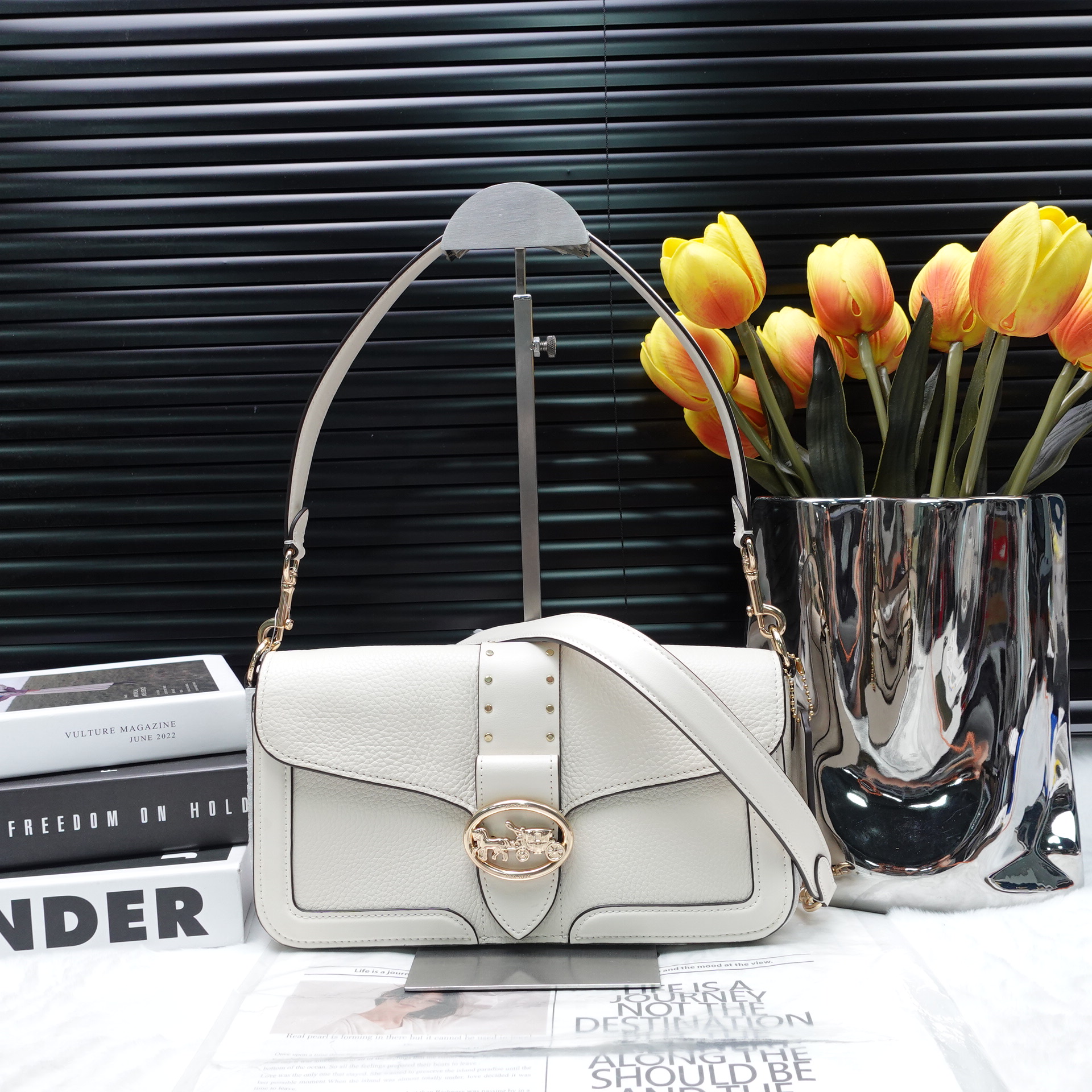 95新 COACH/蔻驰 单肩包/T10161368