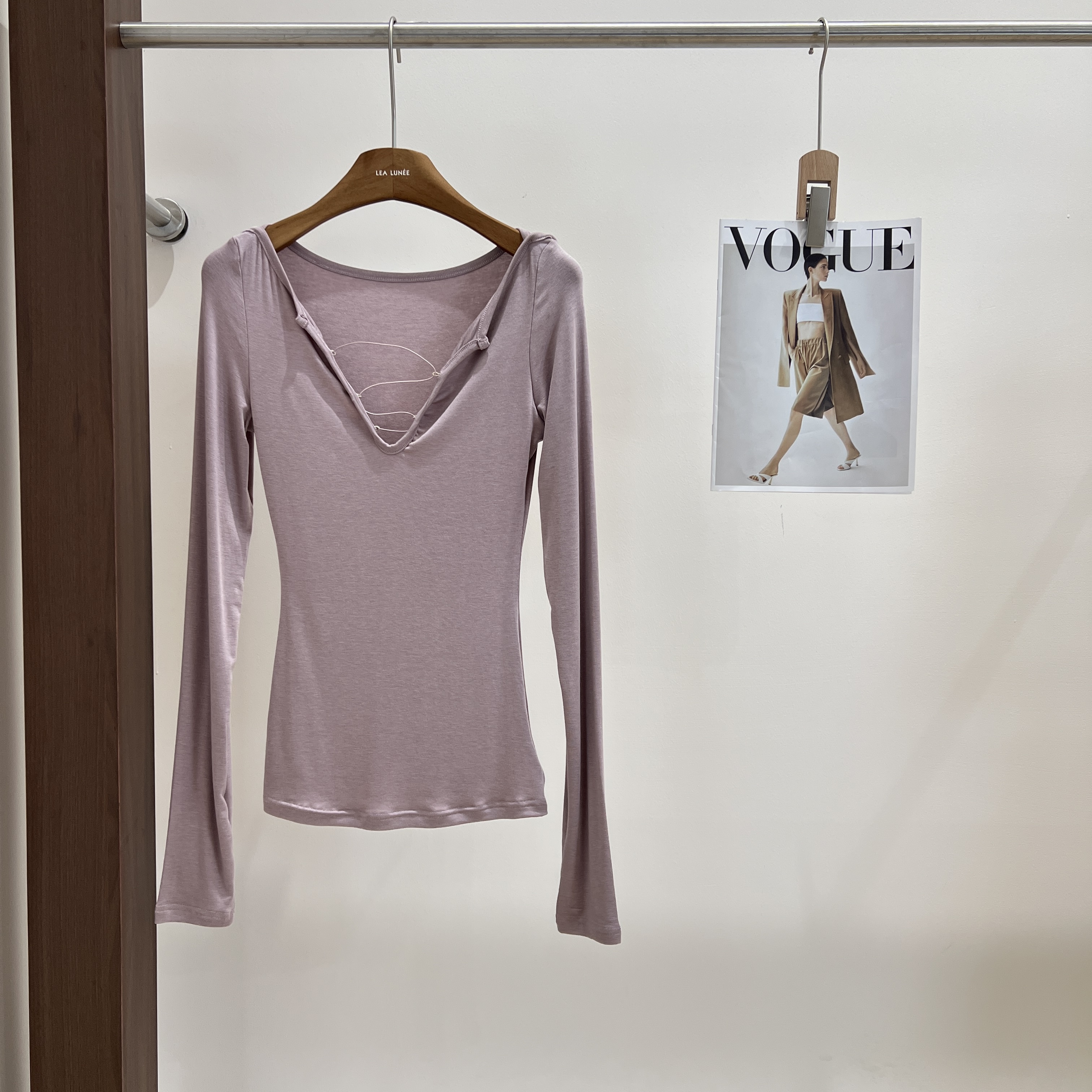 ZZ修身型针织长袖甜辣纯欲打底显瘦X032