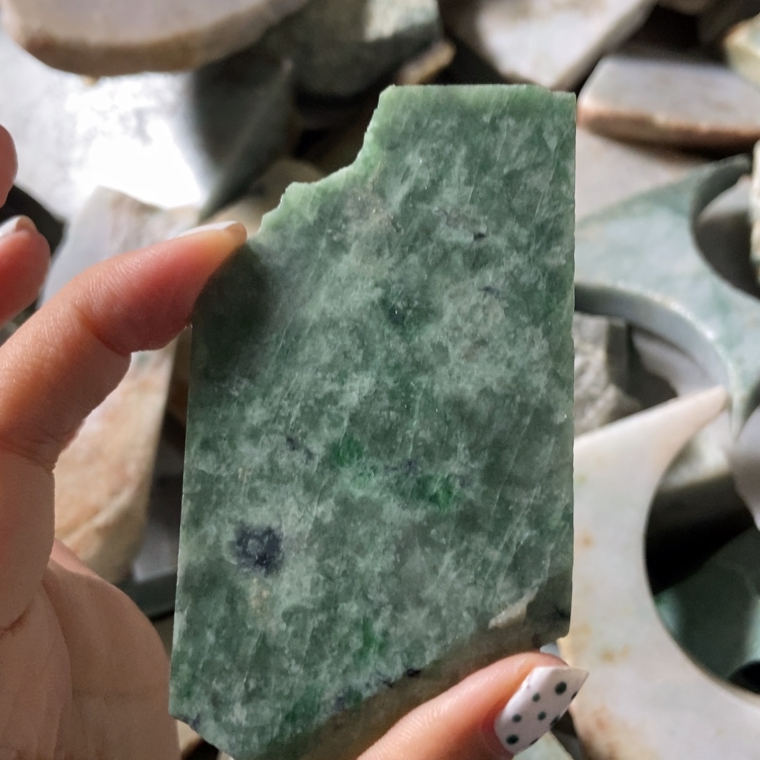 翡翠未镶嵌挂件天然翡翠