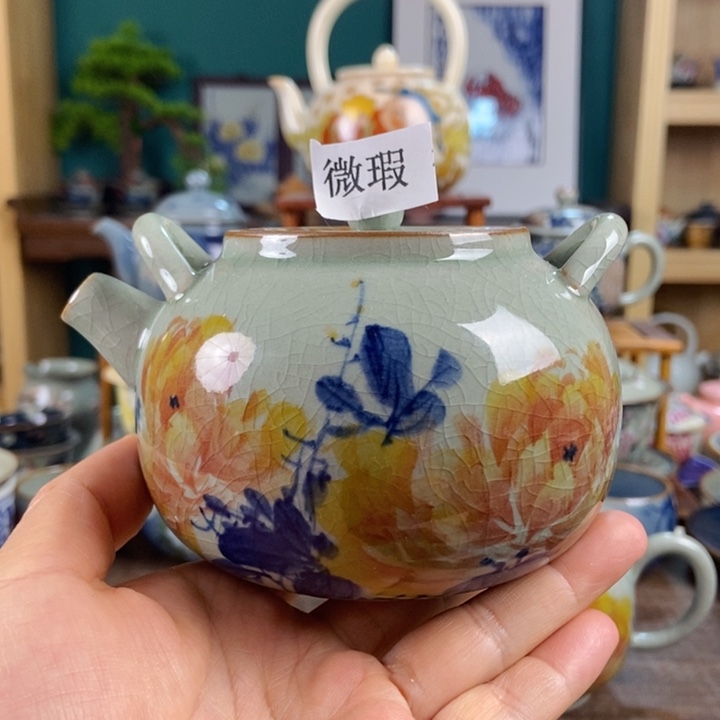 瓷片手工制作工艺精湛等特点