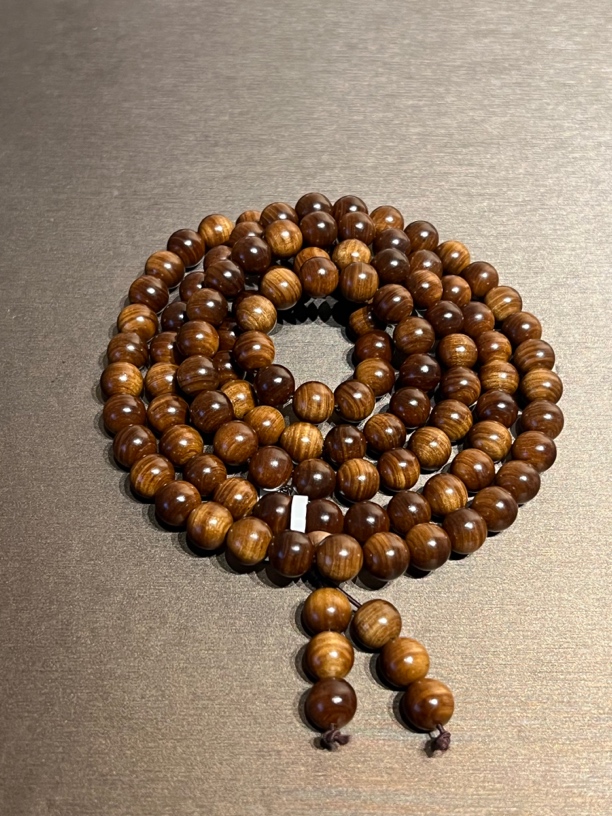 老山檀10mm✖️108颗黑肉沉水级手链