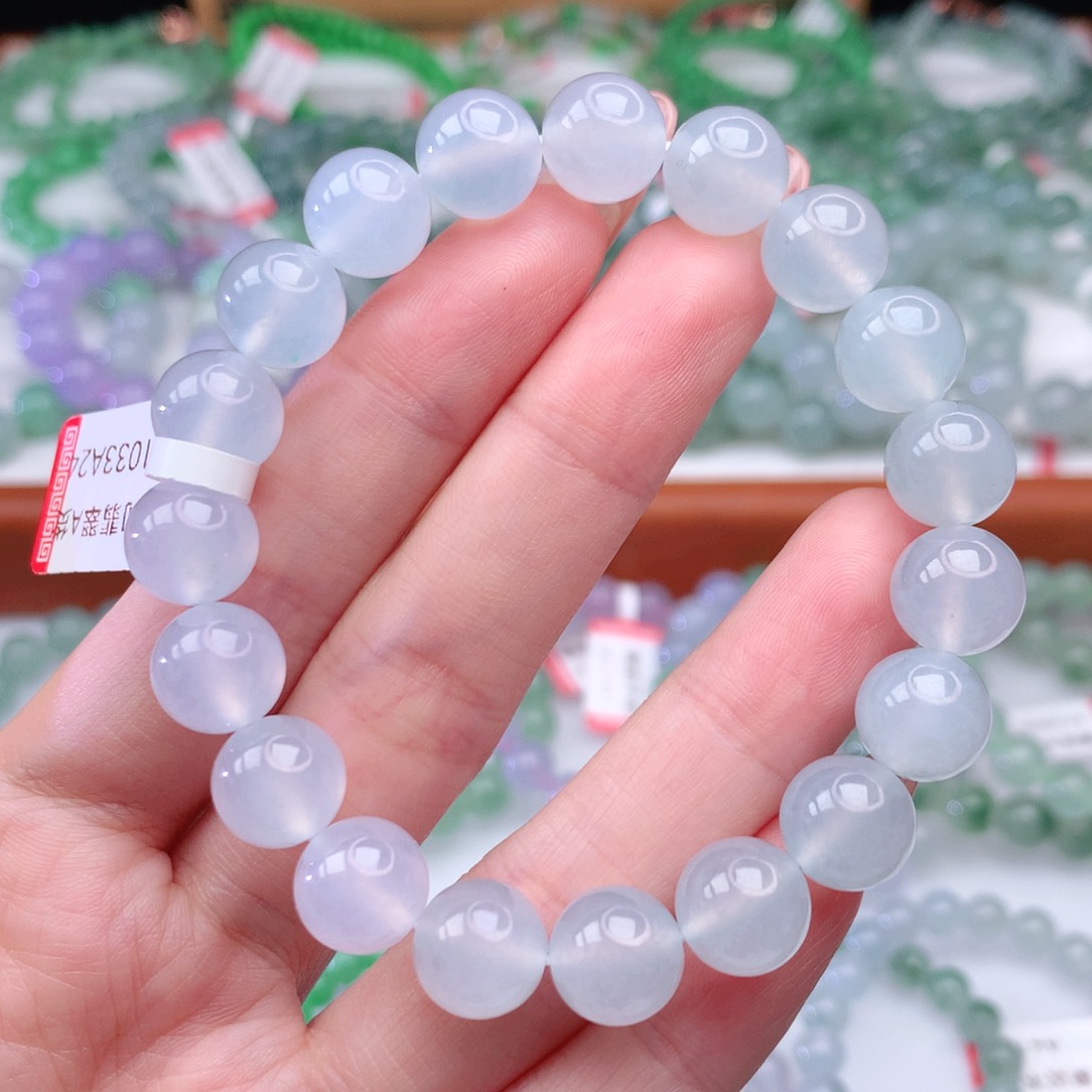 翡翠手链未镶嵌翡翠10mm