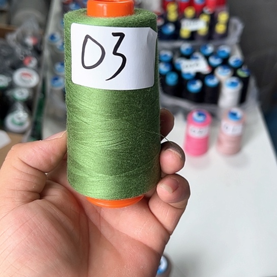 化纤秋香绿服装线03号