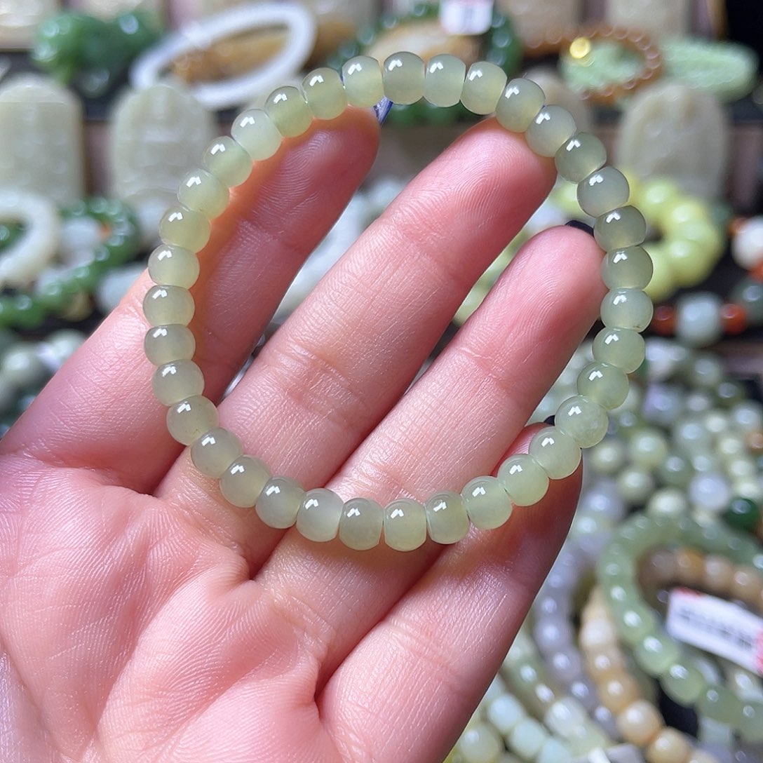 和田玉手链未镶嵌