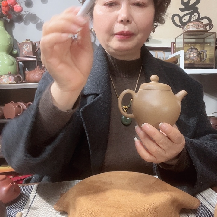 段泥茶壶原矿紫砂壶