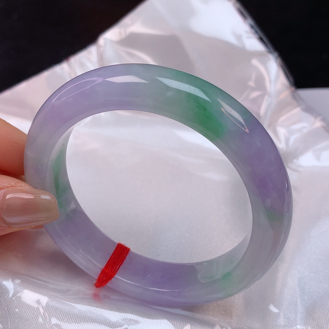 【闪购商品】翡翠手镯未镶嵌黑*明54翡翠手镯