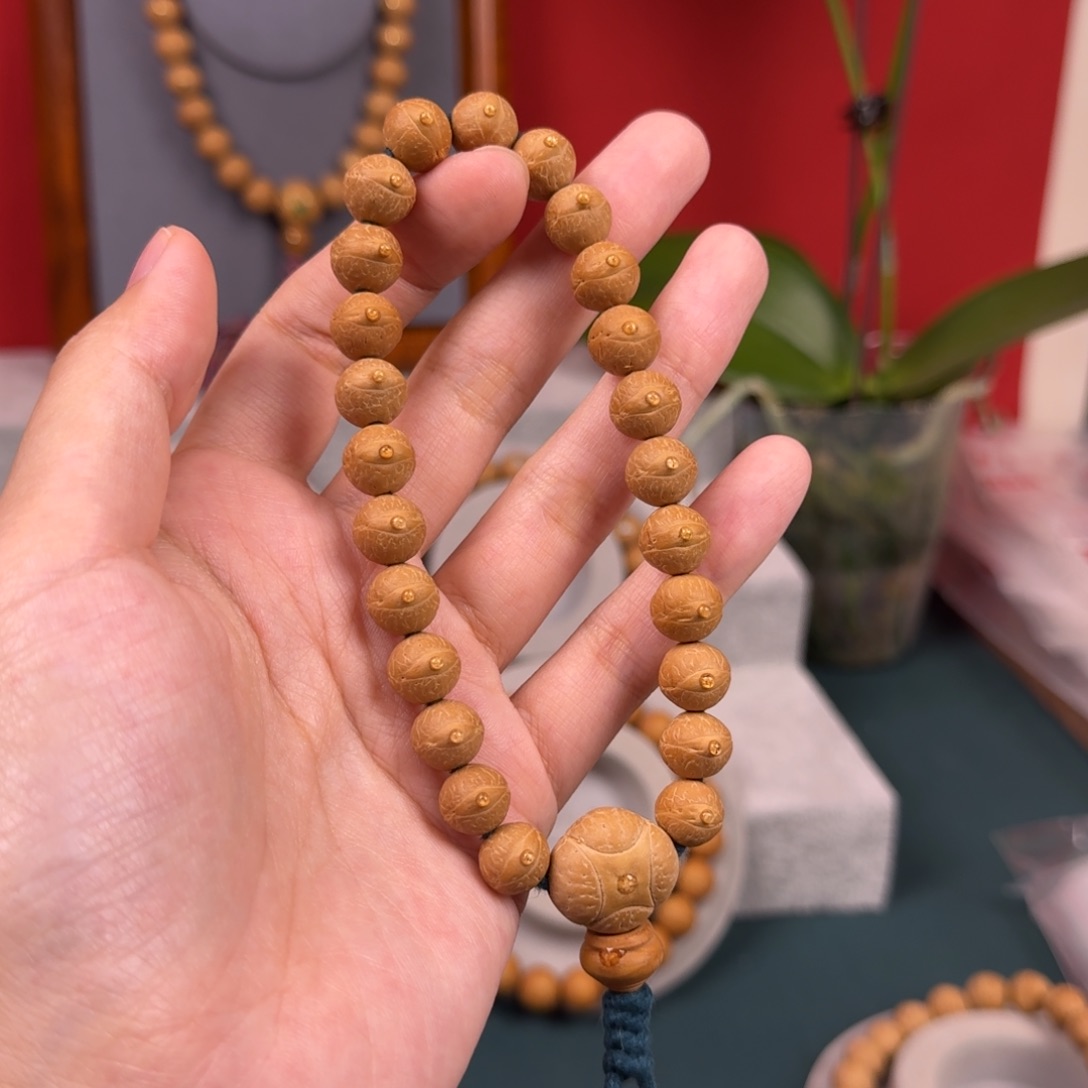凤眼菩提手串10左右素串精品