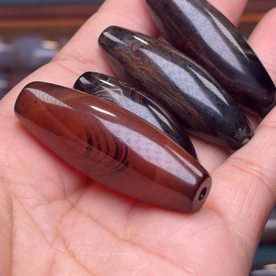 喜***)玛瑙/玉髓未镶嵌颈饰