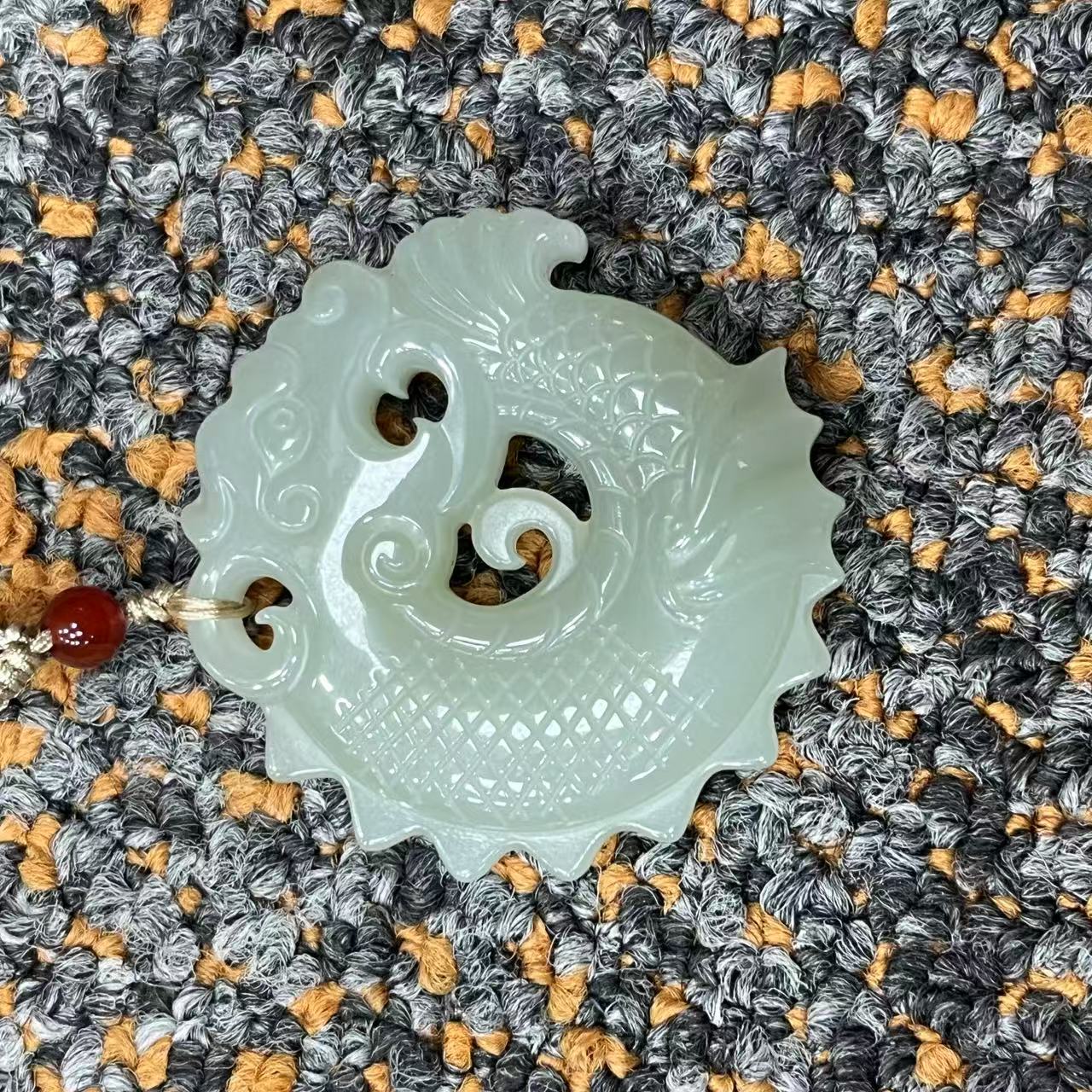 【晋博雅物】【玉器】鲤鱼吊坠