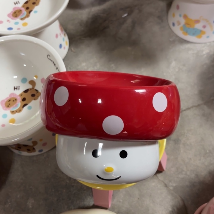 瓷片陶瓷红波点陶瓷