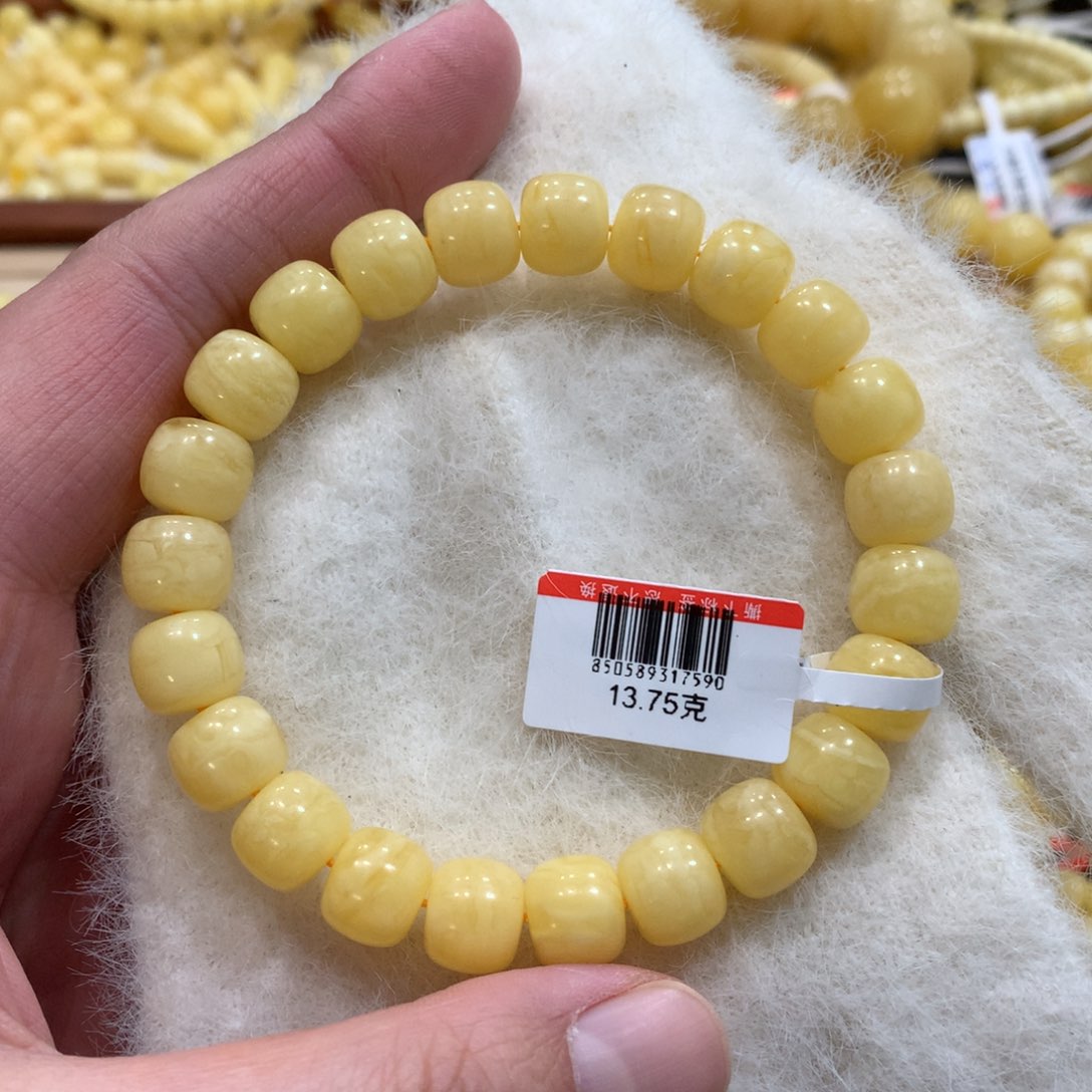 蜜蜡手链未镶嵌蜜蜡