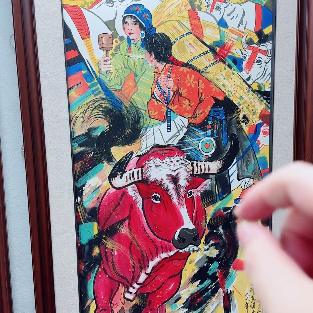 国画艺术家的作品