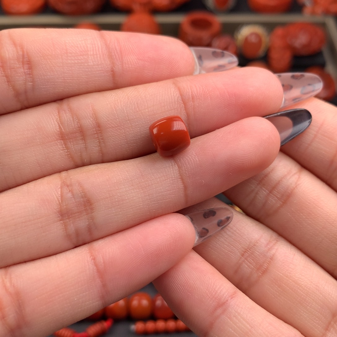 南红玛瑙直切8+未镶嵌