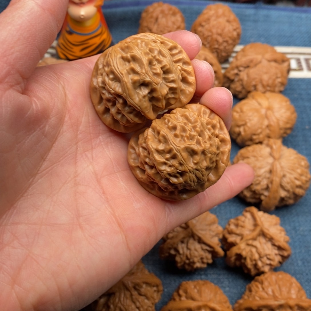 文玩核桃把件39肉灯