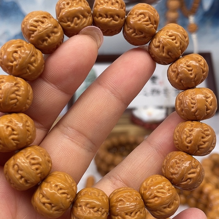 猴头核桃手串猴头