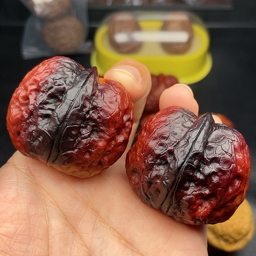 【闪购商品】把件文玩核桃39尺帝王筋元宝