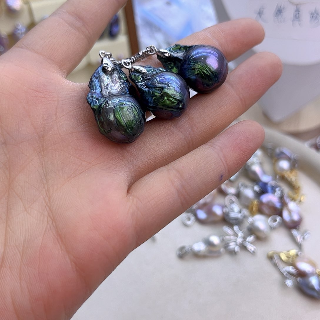 未镶嵌淡水珍珠项链定制836