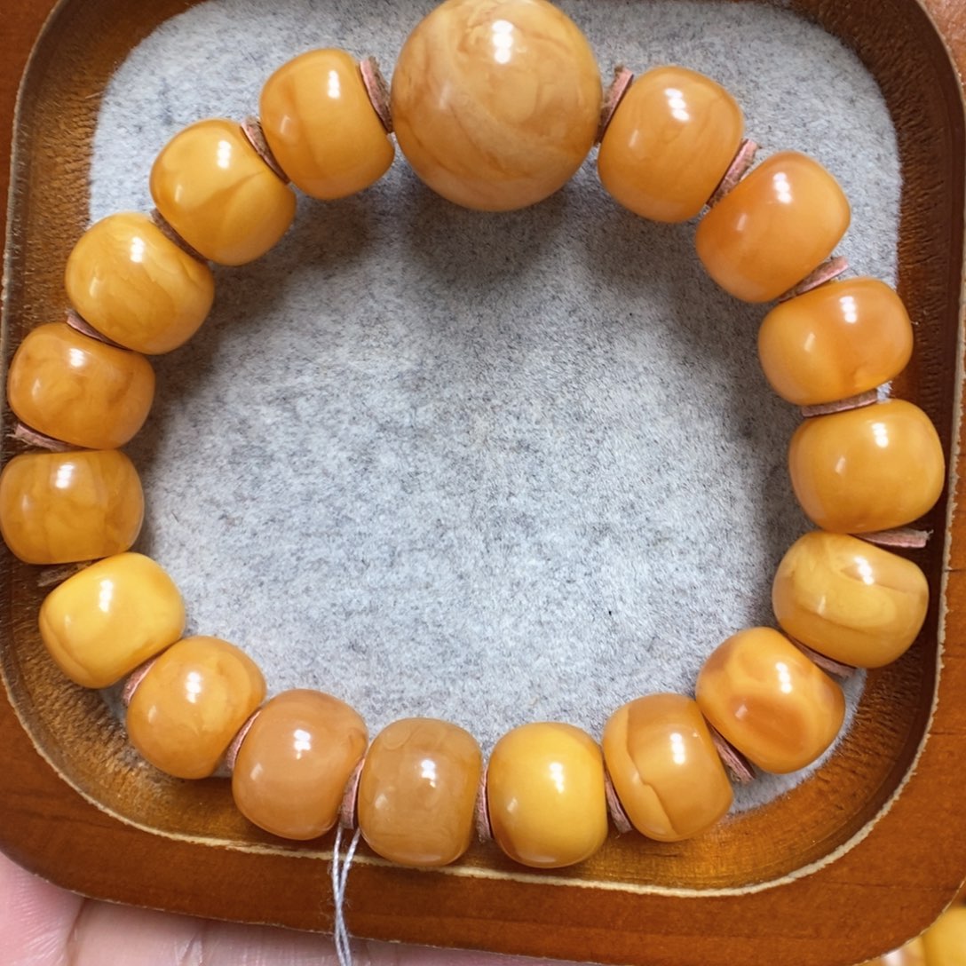 蜜蜡手串未镶嵌蜜蜡