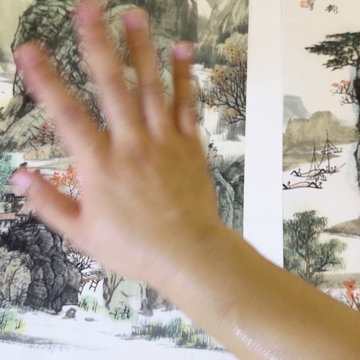 国画靳渝平老师书画作品