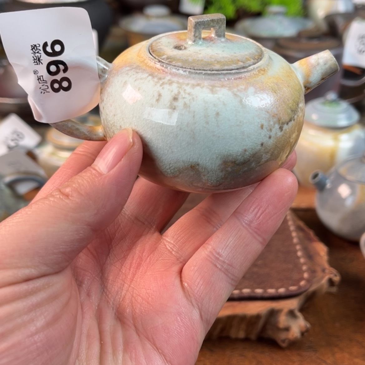 【闪购商品】沁庐柴窑古法柴烧手工茶具的