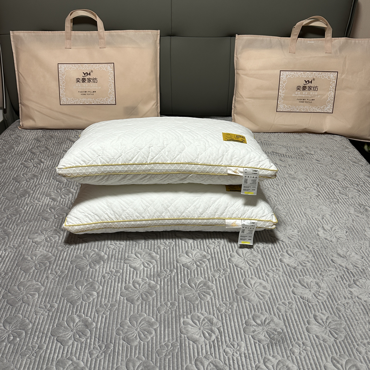 枕芯升级大豆护颈椎助睡眠专用高枕一对