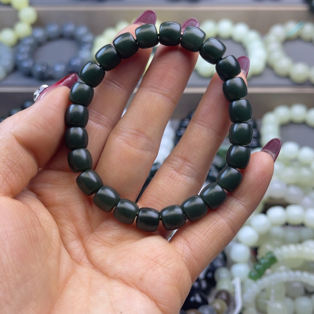 和田玉手链未镶嵌