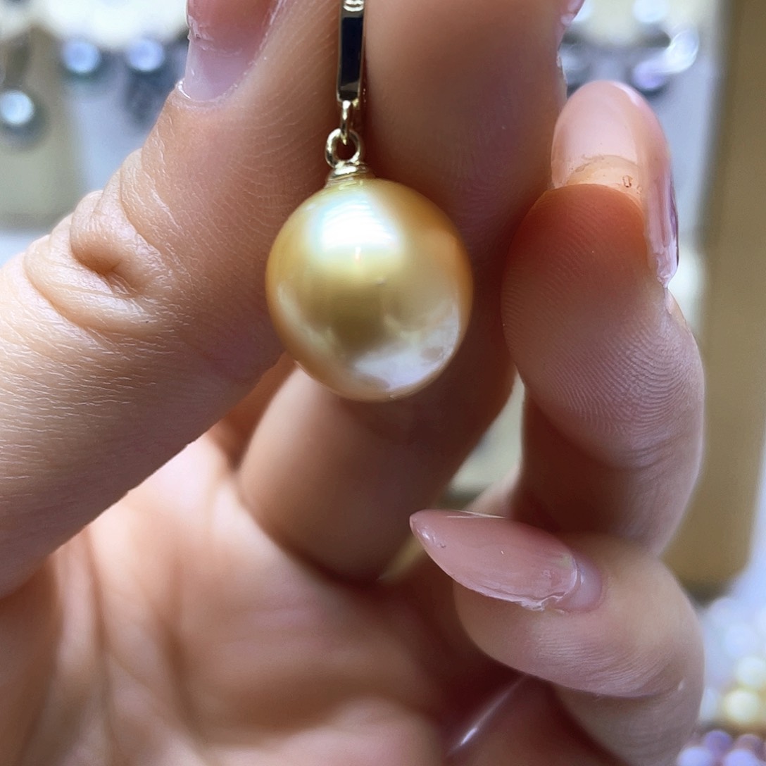 海水珍珠颈饰银S925镶嵌