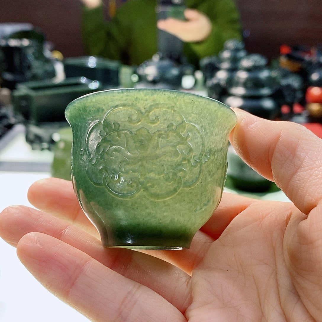 和田玉（青玉）把件未镶嵌