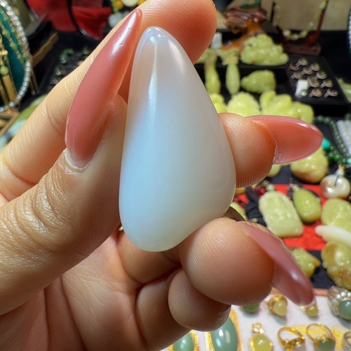 和田玉（白玉）颈饰未镶嵌