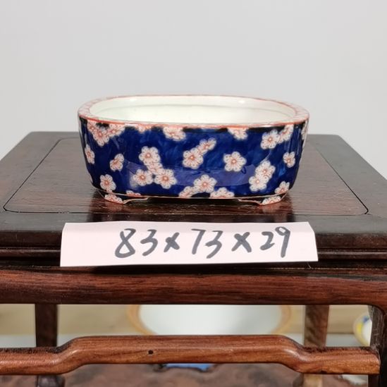 陶大德堂手工手绘釉盆