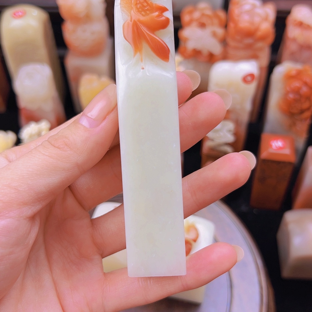 昌化石印石篆刻作品