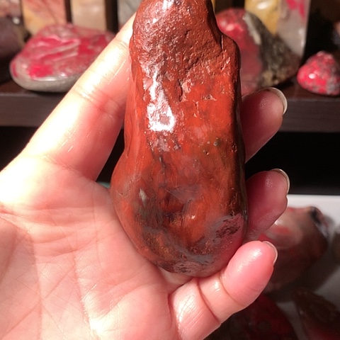 昌化石昌化红花田原石