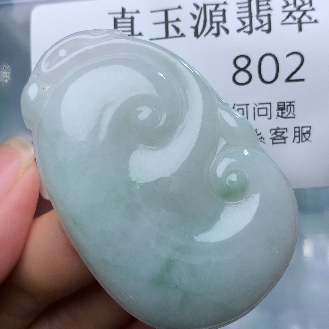 翡翠未镶嵌颈饰802