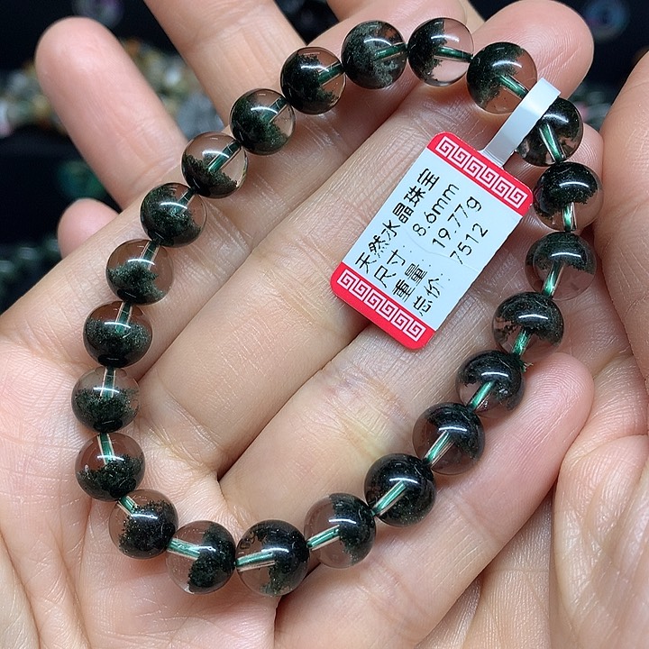 水晶手串未镶嵌天然水晶